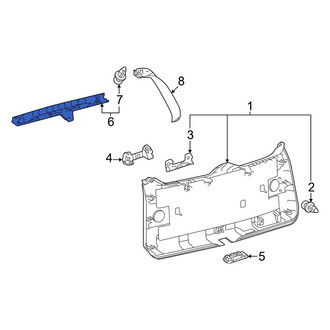 Toyota OE - Rear Lower Liftgate Trim