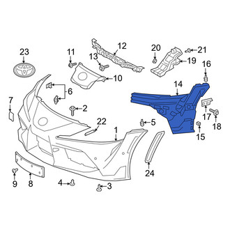 Toyota OE - Front Left Bumper Guide