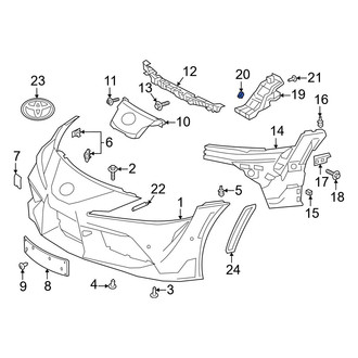 Toyota OE - Trunk Trim Panel Clip