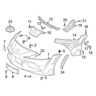 Toyota OE - Rocker Panel Molding Clip