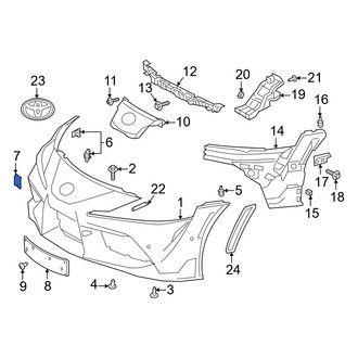 Toyota OE - Front Tow Eye Cap