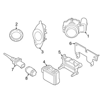 Toyota OE - Front Bumper & Grille - Bumper & Components (Electrical Components)