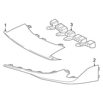 Toyota OE - Front Bumper & Grille - Front Spoiler