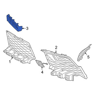 Toyota OE - Front Right Grille Molding