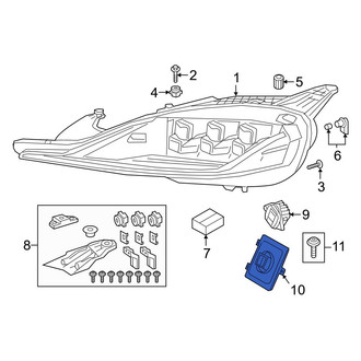 Toyota OE - Front Headlight Control Module