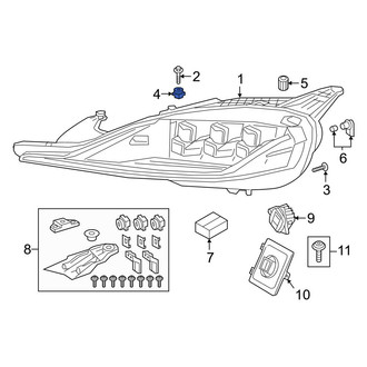 Toyota OE - Headlight Adjusting Nut