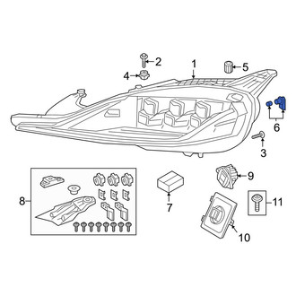 Toyota OE - Headlight Hardware Kit