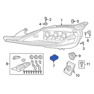 Toyota OE - Headlight Hardware Kit