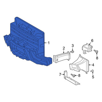 Toyota OE - Front Center Radiator Support Air Duct