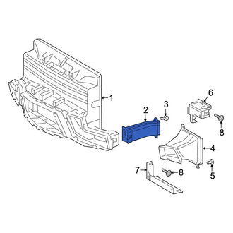 Toyota OE - Front Left Lower Radiator Support Air Duct