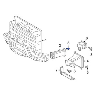 Toyota OE - Radiator Support Air Duct Bolt