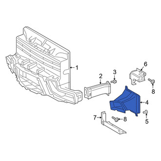 Toyota OE - Front Left Upper Radiator Support Air Duct