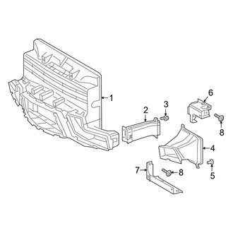 Toyota OE - Radiator Support - Ducts