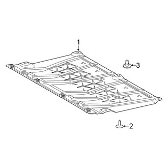 Toyota OE - Radiator Support - Splash Shields