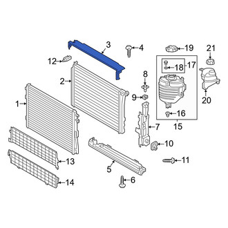 Toyota OE - Upper Radiator Support Air Deflector
