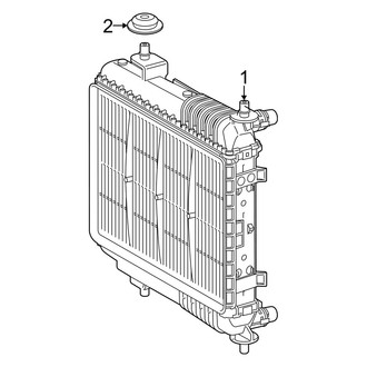 Toyota OE - Cooling - Radiator & Components (Auxiliary, Cooling), (2.0L)