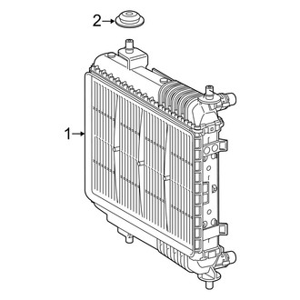 Toyota OE - Cooling - Radiator & Components (Auxiliary, Cooling), (Base / Launch Edition / Premium)