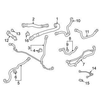 Toyota OE - Cooling - Hoses & Pipes (2.0L)