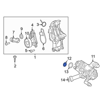 Toyota OE - HVAC Heater Control Valve O-Ring