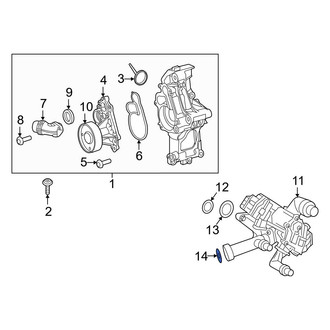Toyota OE - HVAC Heater Control Valve O-Ring