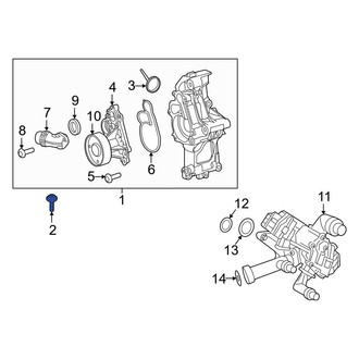 Toyota OE - Engine Coolant Pipe Bolt