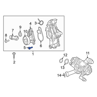 Toyota OE - Engine Coolant Pipe Bolt