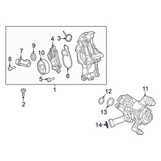 Toyota OE - HVAC Heater Control Valve O-Ring