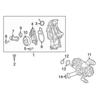 Toyota OE - Cooling - Water Pump (Primary), (2.0L)