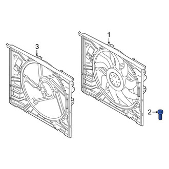 Toyota OE - Engine Cooling Fan Shroud Screw
