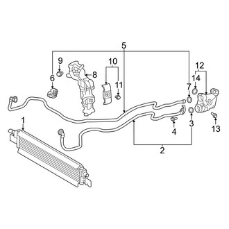 Toyota OE - Cooling - Trans Oil Cooler