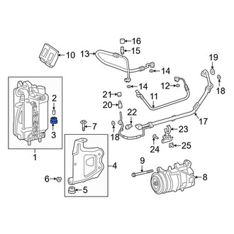 Toyota OE - A/C Condenser Bracket Insulator