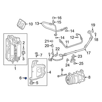 Toyota OE - A/C Condenser Nut