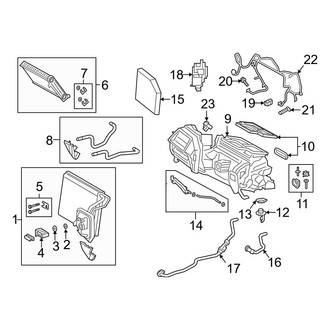 Toyota OE - Air Conditioner & Heater - Evaporator & Heater Components