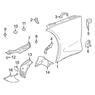 Toyota OE - Fender & Components