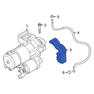 Toyota OE - Starter Heat Shield