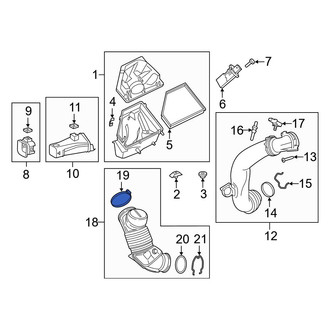 Toyota OE - Engine Air Intake Resonator Clamp