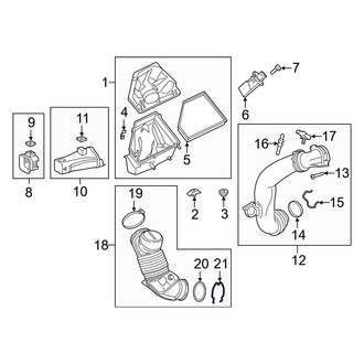 Toyota OE - Engine Air Intake Resonator Clip