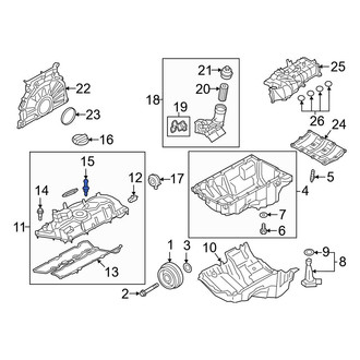 Toyota OE - Rear Engine Cover Stud