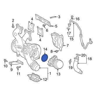 Toyota OE - Turbocharger Gasket