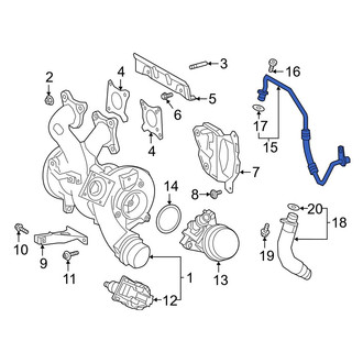 Toyota OE - Turbocharger Oil Line