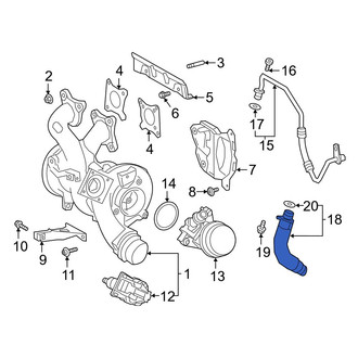 Toyota OE - Turbocharger Oil Line