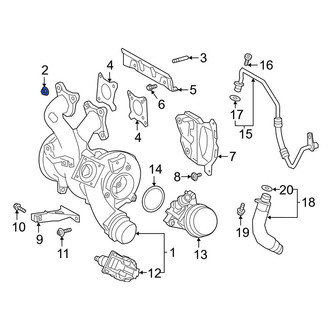 Toyota OE - Turbocharger Nut