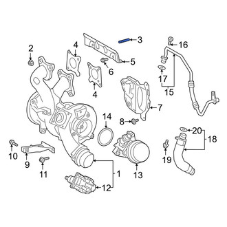 Toyota OE - Turbocharger Stud