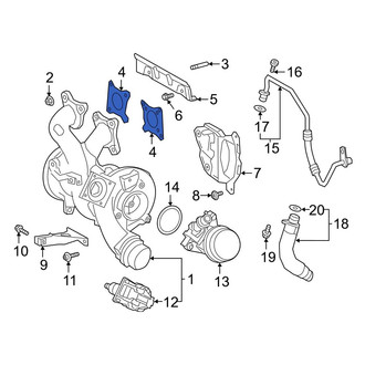 Toyota OE - Turbocharger Gasket