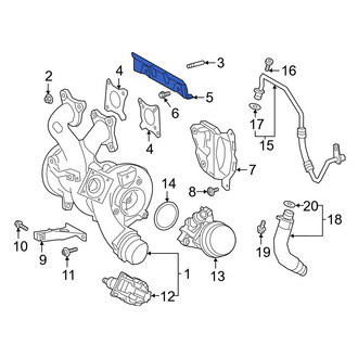 Toyota OE - Upper Turbocharger Bracket