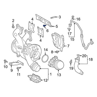 Toyota OE - Turbocharger Mounting Bolt