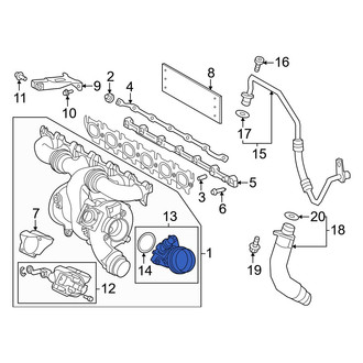 Toyota OE - Turbocharger Inlet Hose