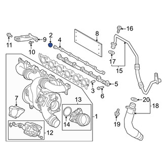 Toyota OE - Turbocharger Nut