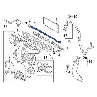 Toyota OE - Upper Turbocharger Bracket