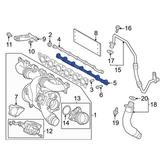 Toyota OE - Lower Turbocharger Bracket